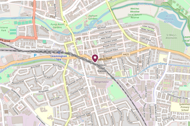 A map showing where to find us